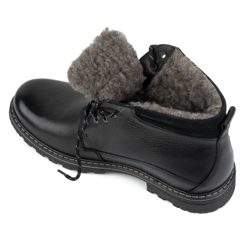 Kampol Botas invierno hombre piel 128KAM negro 1