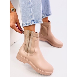 Botas Chelsea de mujer, beige 2
