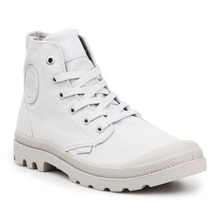 Zapatos Palladium Pampa Hi Mono Moonstruck 73089-055 blanco 1