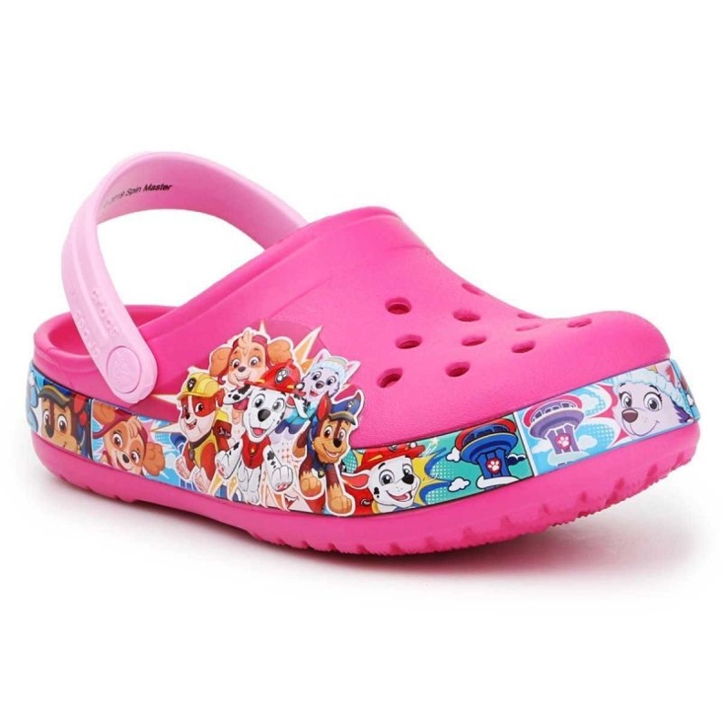 Crocs Psi Patrol Fl Paw Patrol Band Zueco Jr 205509-670 rosado 1