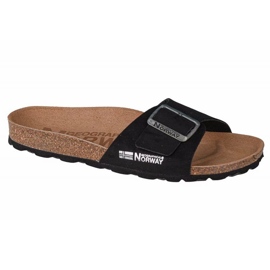 Geographical Norway Sandalias Bios Pala Hebilla chanclas W GNW20410-01 negro 1