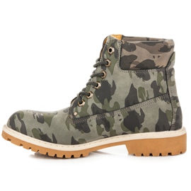 Mckeylor Cazadoras de camuflaje para mujer verde 4