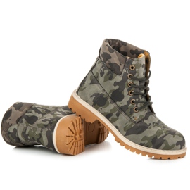 Mckeylor Cazadoras de camuflaje para mujer verde 6