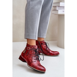 Maciejka 5743A-08 Botines rojos 1