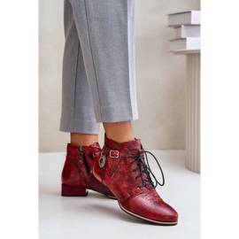 Maciejka 5743A-08 Botines rojos 2