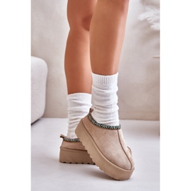 Modelo 877-1 Pantuflas beige 2