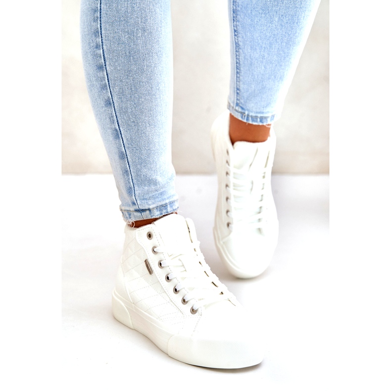 Zapatillas De Mujer Aislante Con Costuras Big Star OO274A479 Blanco 1