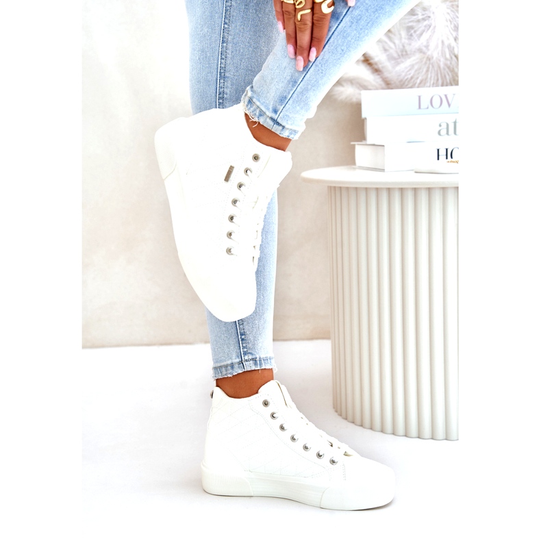 Zapatillas De Mujer Aislante Con Costuras Big Star OO274A479 Blanco 2
