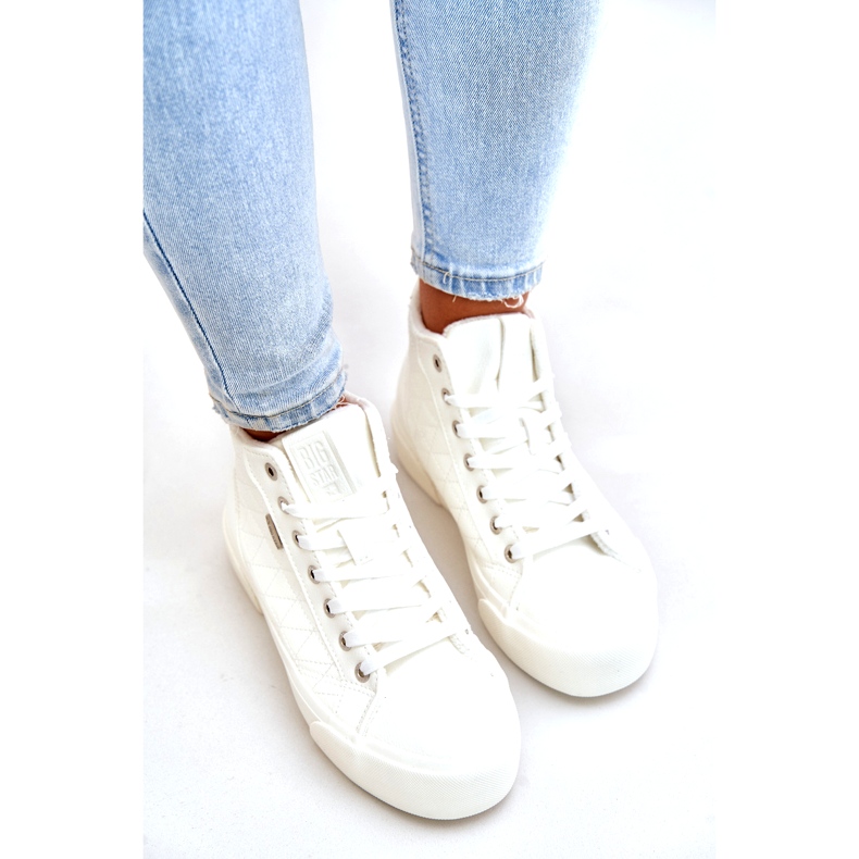 Zapatillas De Mujer Aislante Con Costuras Big Star OO274A479 Blanco 3