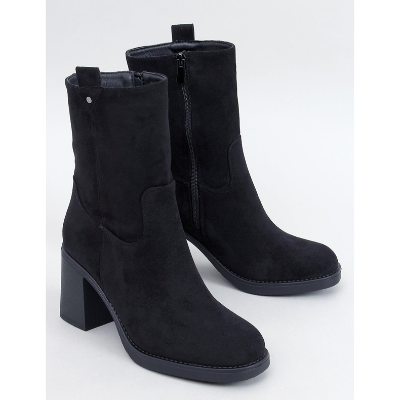 Botines tacón ancho Salifi Negro 1 Botines tacón ancho Salifi Negro 1