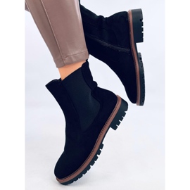 Botas Chelsea Fuqua de ante negro 5