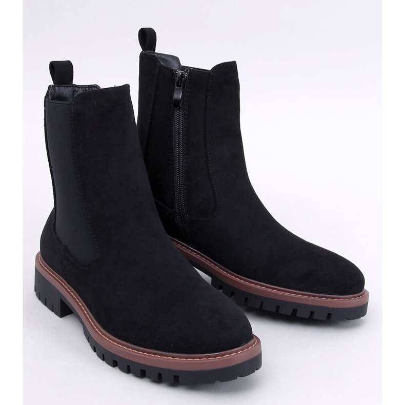 Botas Chelsea Fuqua de ante negro 1