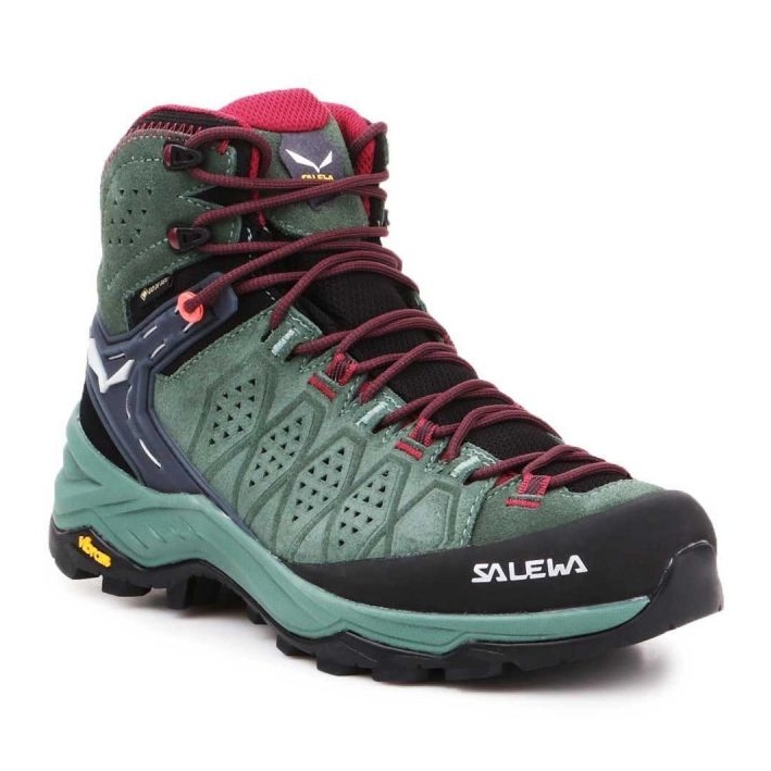 Zapatos de trekking Salewa Ws Alp Trainer 2 Mid Gtx W 61383-5085 verde 1