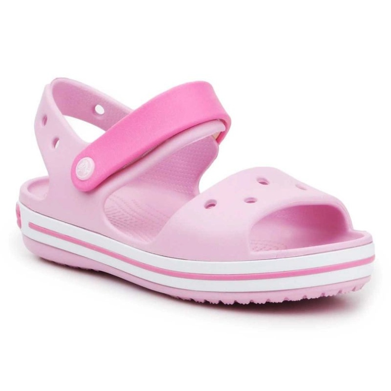 Sandalias Crocs Crocband Niños 12856-6GD rosado 1