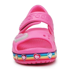 Sandalia Crocs Fun Lab Arco Iris 206795-669 rosado 2