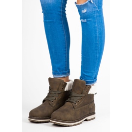Ideal Shoes cazadores verdes 5