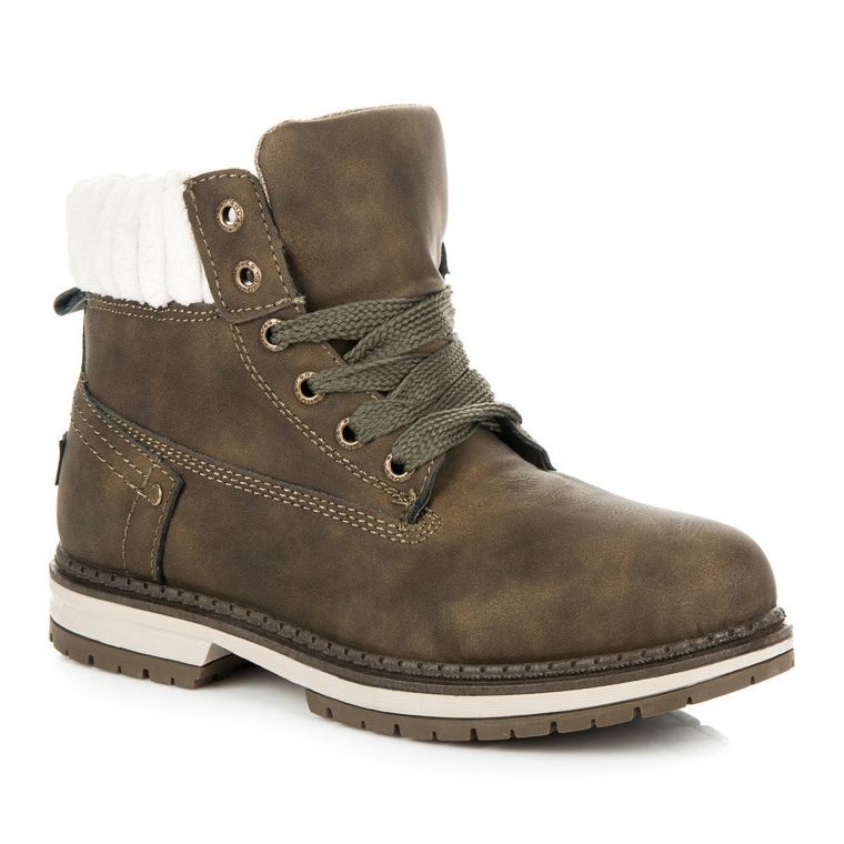 Ideal Shoes cazadores verdes 1