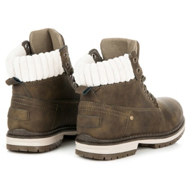 Ideal Shoes cazadores verdes 3