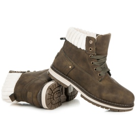 Ideal Shoes cazadores verdes 4