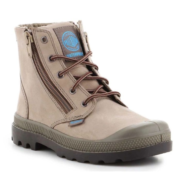 Palladium Pampa Hi Lea Zapatos con refuerzo 52744206 beige 1