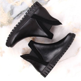 Filippo W PAW472 botines sin cordones de cuero con aislamiento negro 6