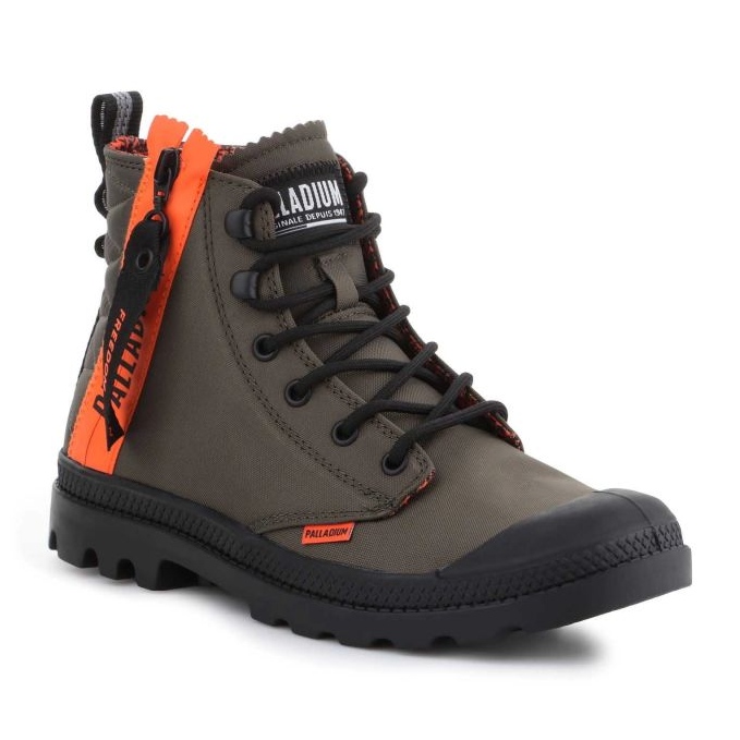 Palladium Pampa Desbloqueado U Zapatos de noche Oliva 77239-309-M gris 1