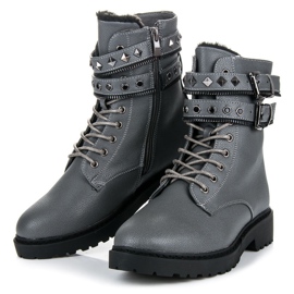 Betler Botas de trabajador con estilo gris 3