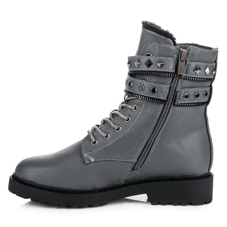 Betler Botas de trabajador con estilo gris 1