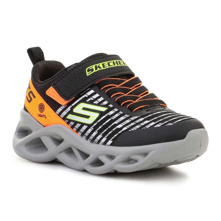Zapatillas Skechers S Lights 401650L-BKOR negro 1