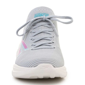 Zapatillas Skechers Go Run Fast Brisk Day 128186-LGPR gris 2