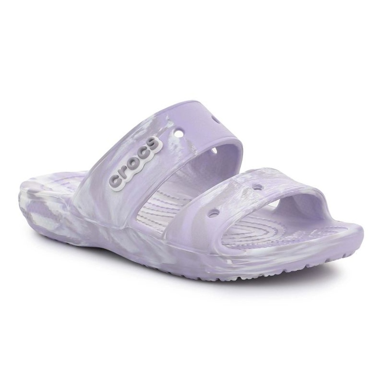 Chanclas Crocs Classic Marbled Sandal 207701-5PT blanco 1