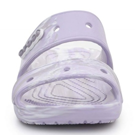 Chanclas Crocs Classic Marbled Sandal 207701-5PT blanco 2