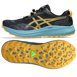 Asics Fuji Lite 4 M 1011B698 001 zapatos para correr negro 5