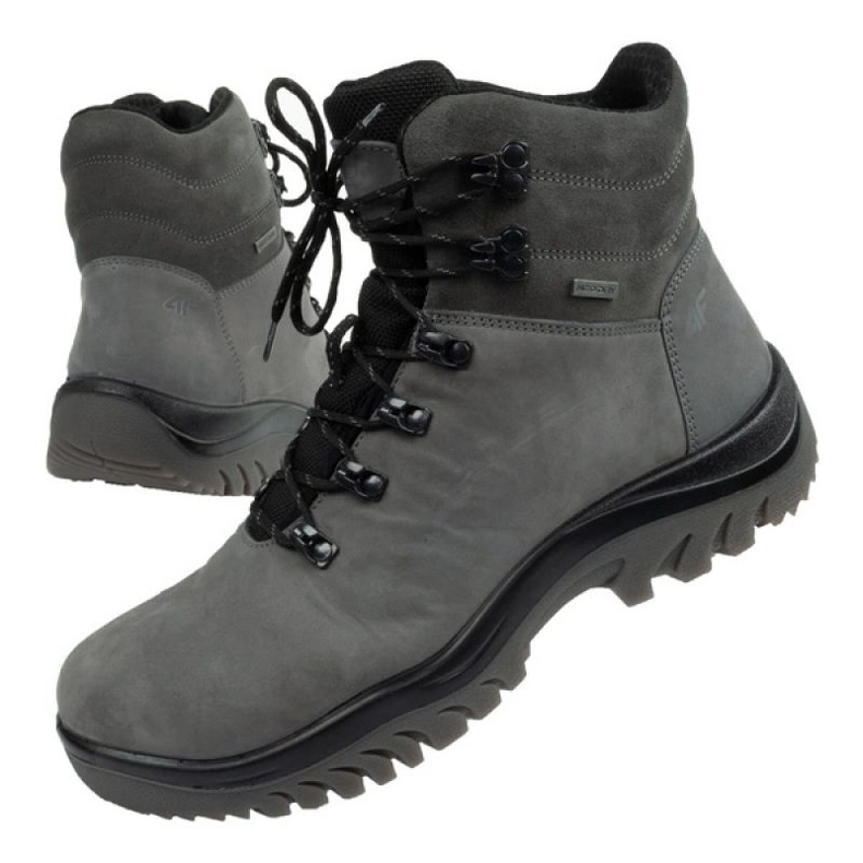 Zapatillas trekking 4F OBMH255 25S gris 1 Zapatillas trekking 4F OBMH255 25S gris 1