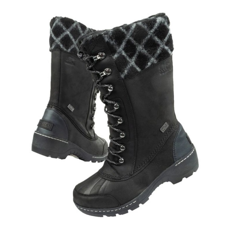 Botas hasta la rodilla Sorel W NL2984-010 negro 2