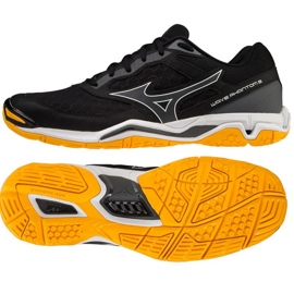 Mizuno Wave Phantom 3 M X1GA226044 zapatillas de balonmano negro negro 4
