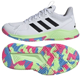 Zapatillas balonmano Adidas Court Flight W IE0840 blanco 7