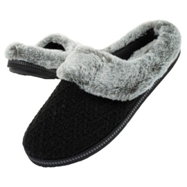 Skechers Pantuflas aislantes para mujer 167225/BLK negro 1 Skechers Pantuflas aislantes para mujer 167225/BLK negro 1