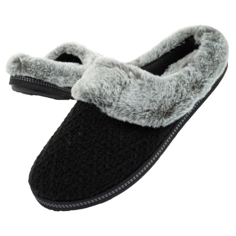 Skechers Pantuflas aislantes para mujer 167225/BLK negro 1 Skechers Pantuflas aislantes para mujer 167225/BLK negro 1