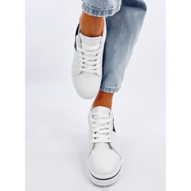 Zapatillas deportivas de mujer con cuña oculta, negro blanco 2