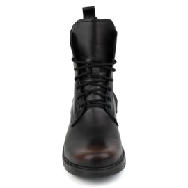 Polbut Botas militares para hombre, piel polaca, 2118S kabir negro 8