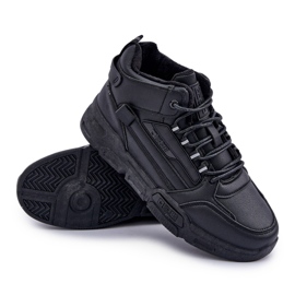 Zapatillas con aislamiento para hombre Big Star OO174587 HI-POLLY System MID Negro 8