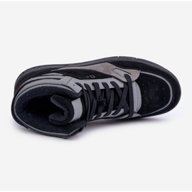 Zapatillas Hombre Ante Big Star OO174303 Hi-Poly System Negro-Gris 4