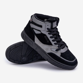 Zapatillas Hombre Ante Big Star OO174303 Hi-Poly System Negro-Gris 6