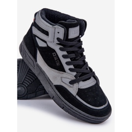 Zapatillas Hombre Ante Big Star OO174303 Hi-Poly System Negro-Gris 7