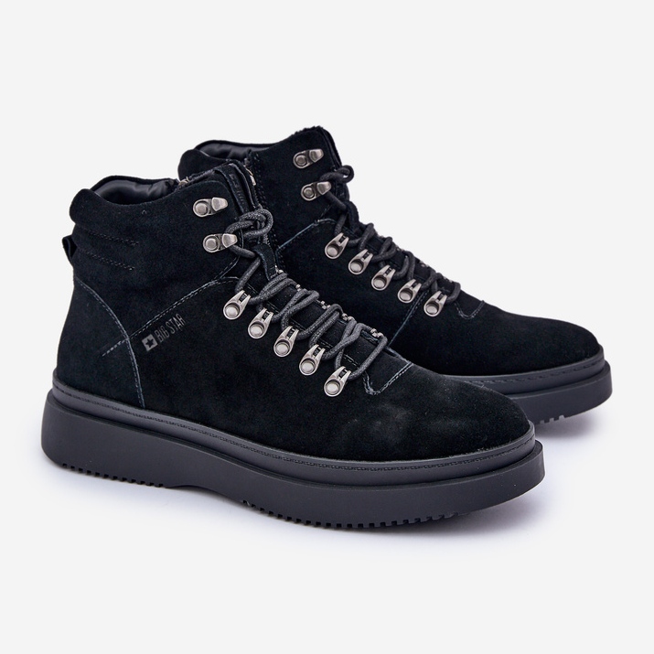 Botas aislantes de ante para hombre Big Star OO174187 Negro 1 Botas aislantes de ante para hombre Big Star OO174187 Negro 1