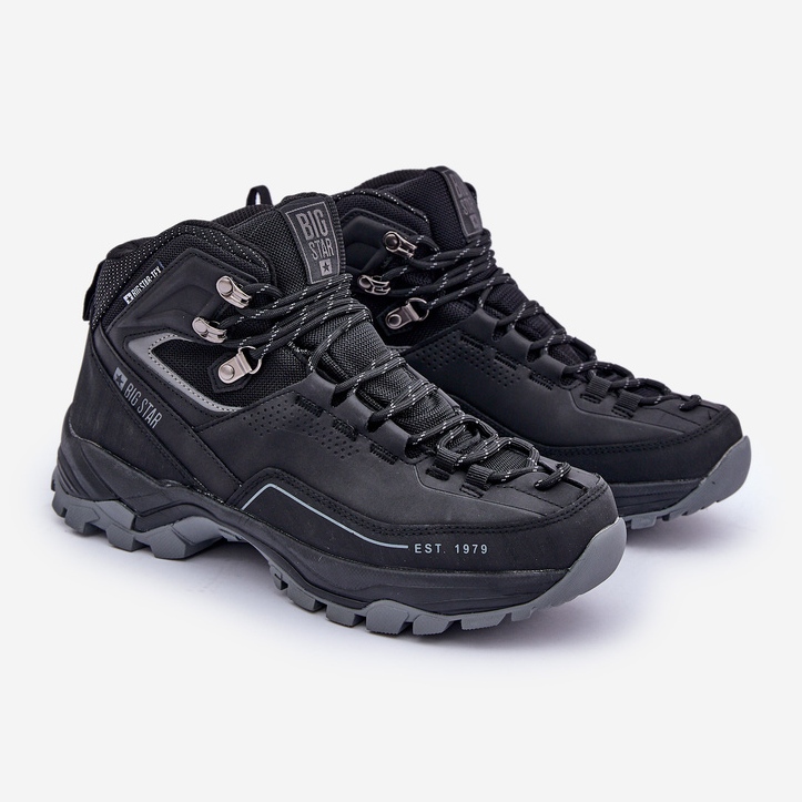 Zapatos Trekking Hombre Big Star OO174341 Negro 1