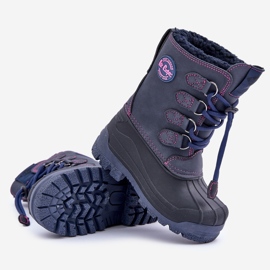 Botas de nieve altas y cálidas para niños Lee Cooper LCJ-24-44-2843K Azul marino 3