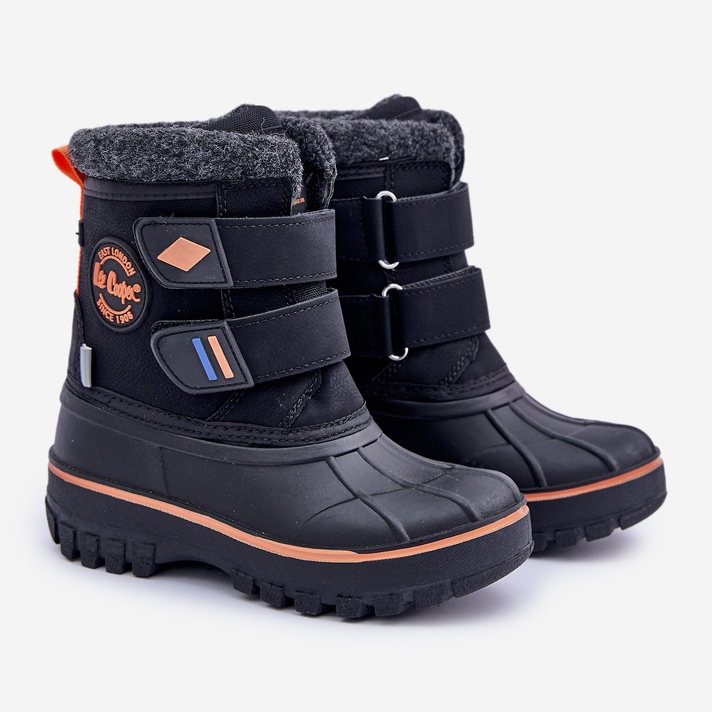 Botas de Nieve con Velcro para Niños Lee Cooper LCJ-24-44-2865K Negro 1