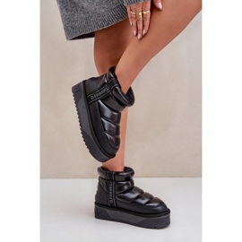 Botas de Nieve Bajas con Suela Gruesa D.Franklin DFSH371011 Negro 7